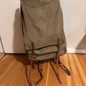 Canvas Antique vintage ‘Pintail - Trapper Nelson pack board’  Olive Green